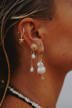 Load image into Gallery viewer, Ocean Charmed Duet Earrings- Sand Dollar