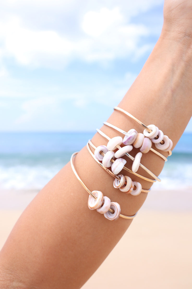 Puka Shell How To Make Shell Bangles Puka Shell Bangle – Treasure