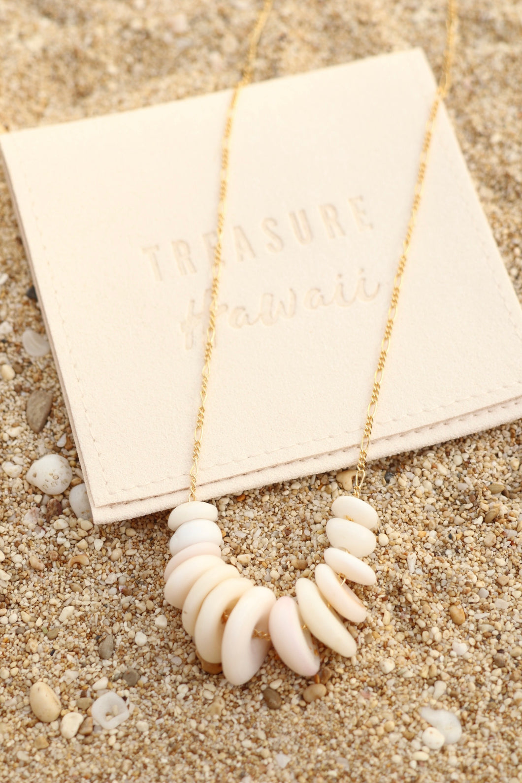 Puka Pearl Necklace - Large