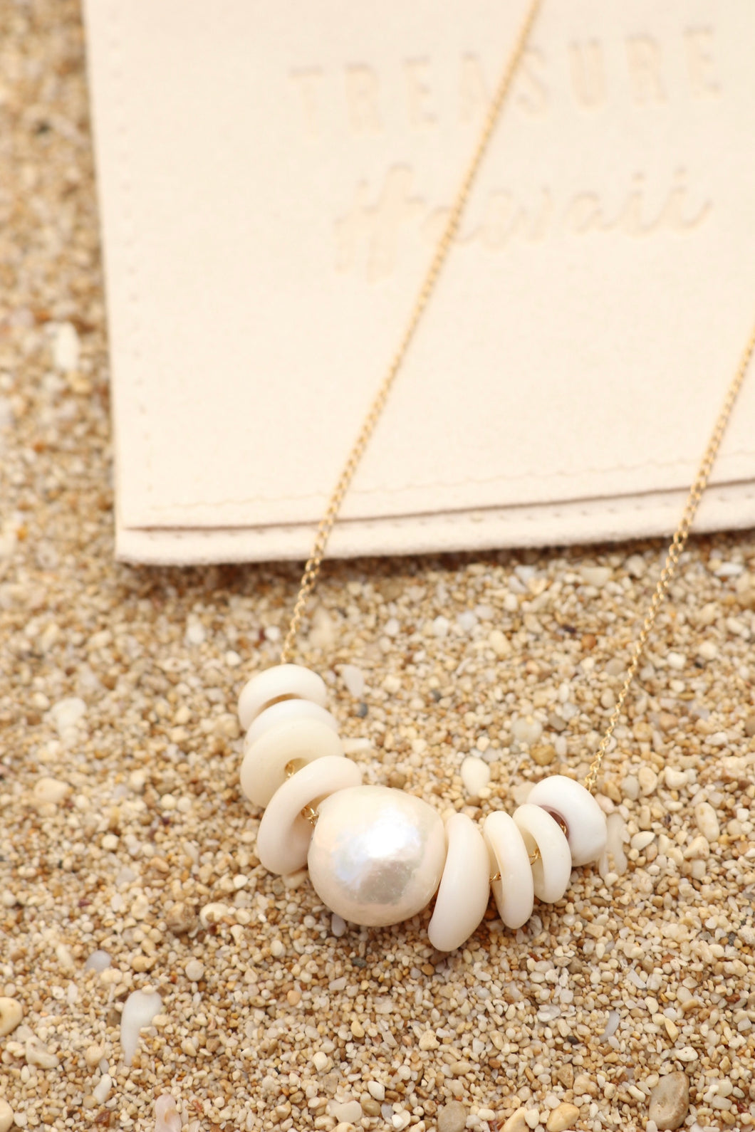 Puka Necklace - Pearl