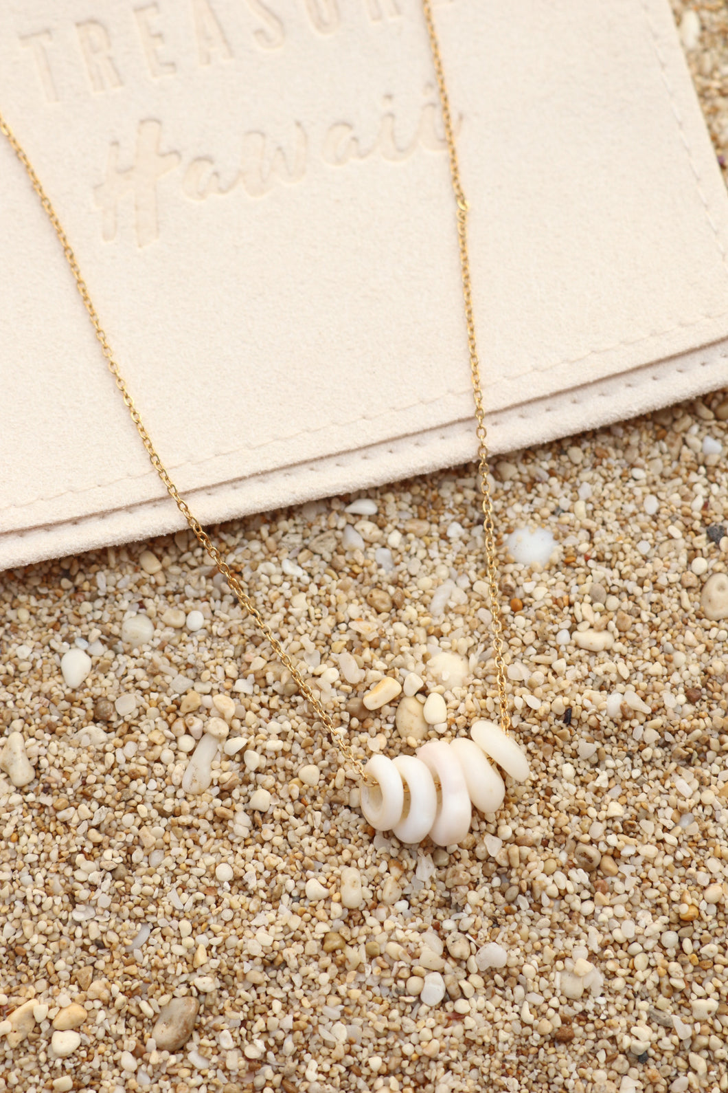 Puka Pearl Necklace - Mini