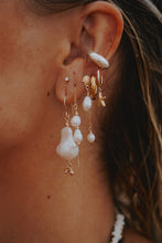 Load image into Gallery viewer, Ocean Charmed Duet Earrings- Scallop Shell
