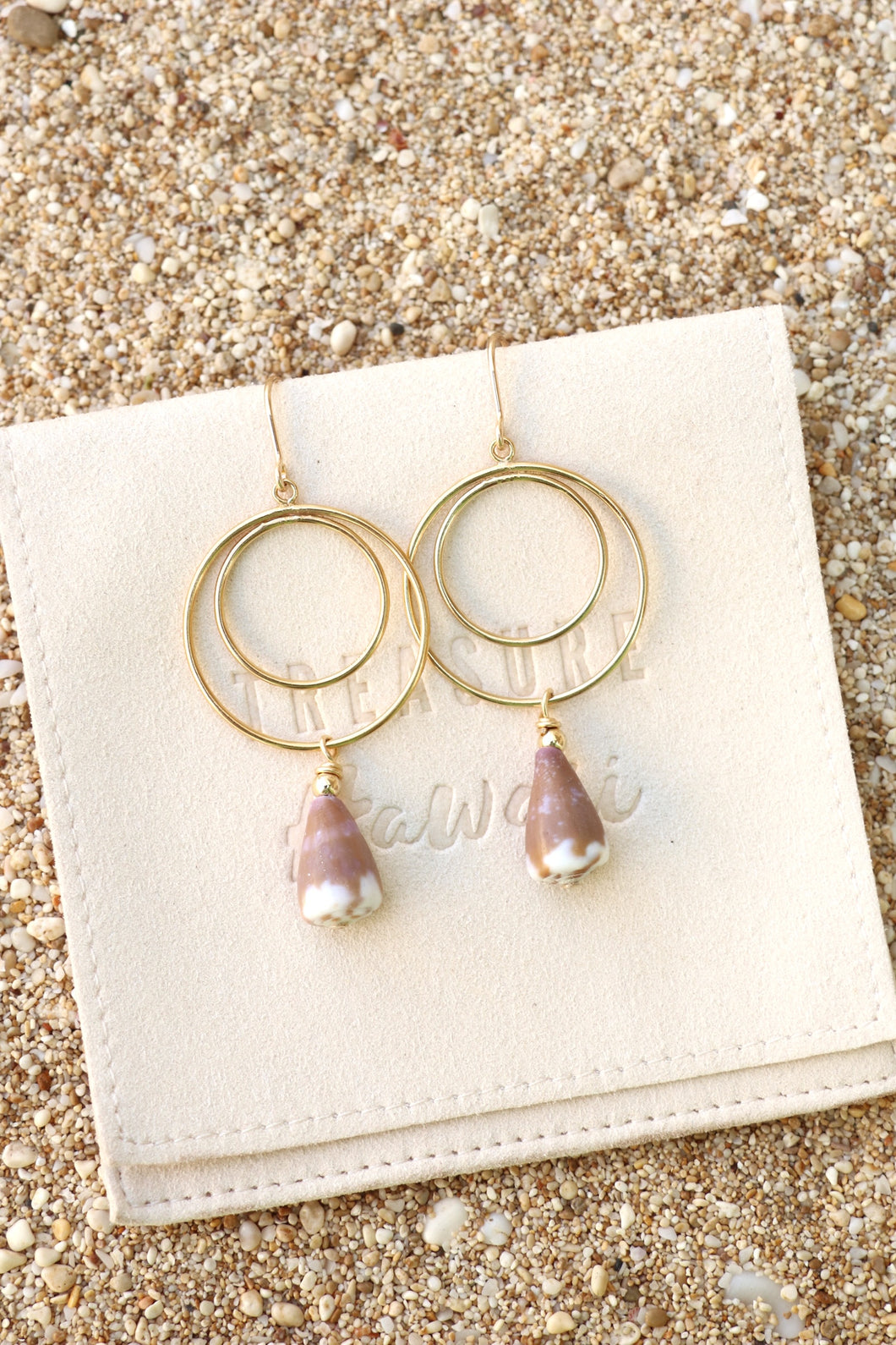 Seashell Hoops