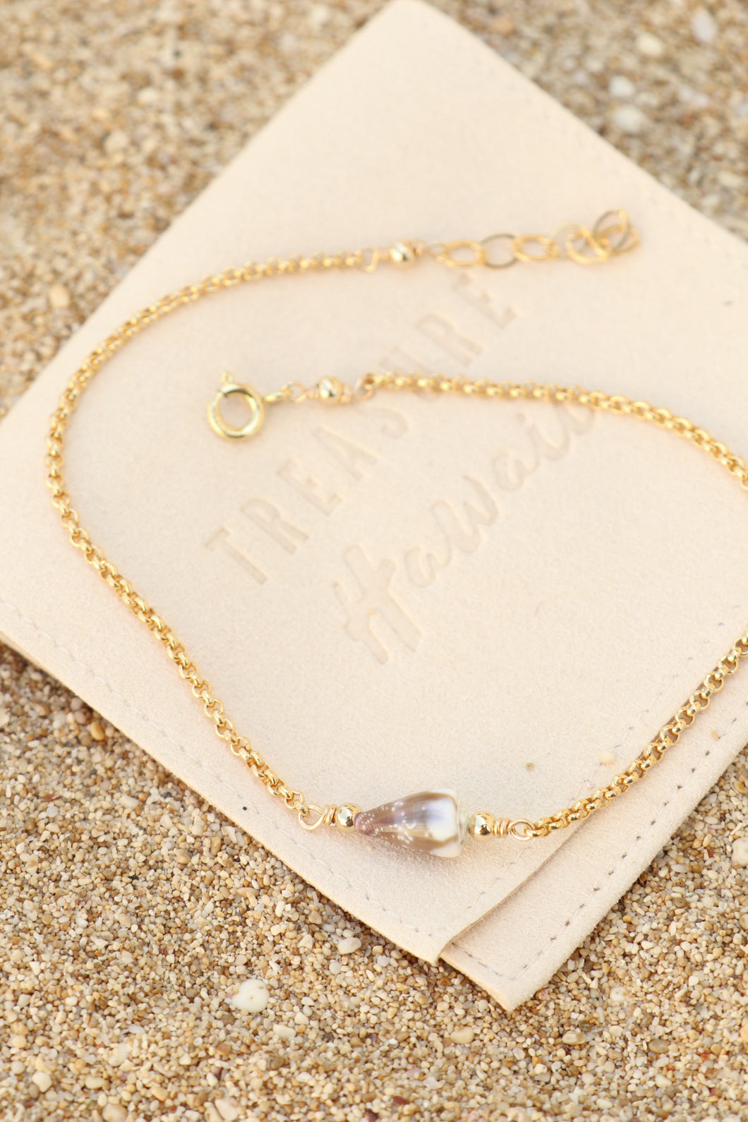 Signature Shell Anklet