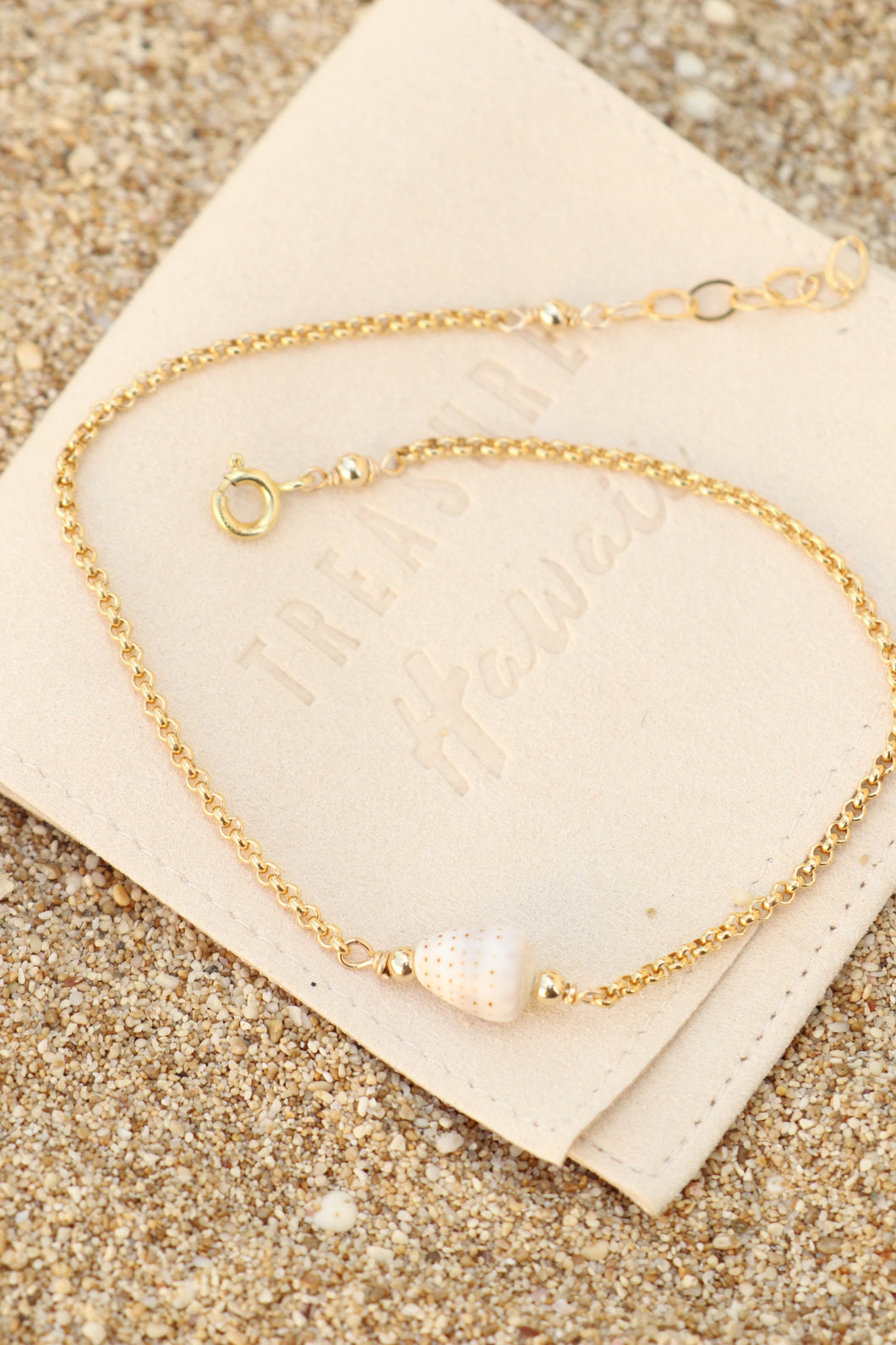 Signature Shell Anklet