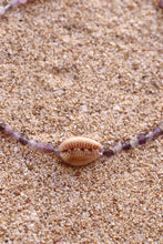 Load image into Gallery viewer, Amethyst Anklet with Cowrie Shell
