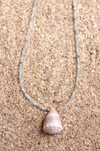 Load image into Gallery viewer, Aquamarine Necklace- Abbreviated Cone

