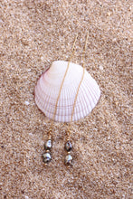 Load image into Gallery viewer, Double Pearl Threader Earrings
