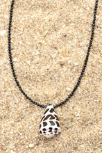 Load image into Gallery viewer, Onyx Necklace-Hebrew Cone
