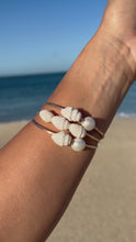 Load and play video in Gallery viewer, Lattice Miter &amp; White Pearl Bangle
